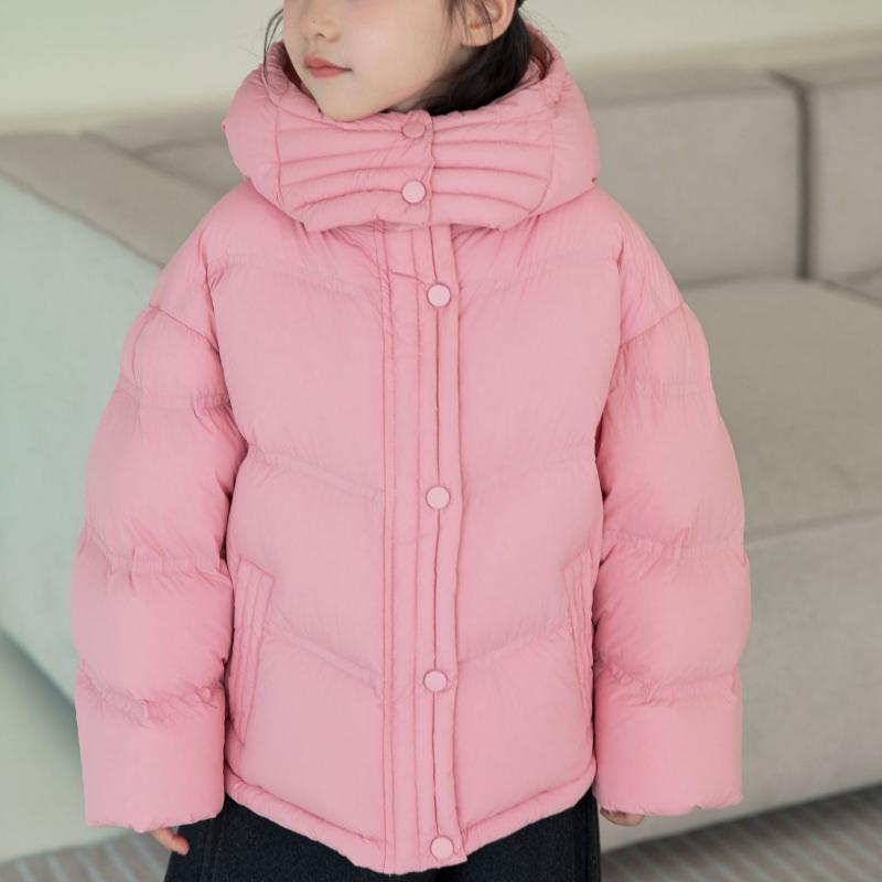 Новая зимняя детская одежда в корейском стиле для мальчиков и девочек, короткая мягкая утолщенная стеганая куртка, детский пуховик