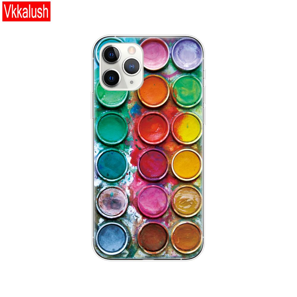 Мягкий силиконовый чехол для телефона для iphone 11, чехол для iphone 11 pro max одиннадцать etui, задняя крышка-бампер, полная защитная оболочка на 360 градусов