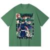 230 Gsm 100% Cotton Jujutsu Kaisen V43 Maki Print Unisex Heavy Cotton T Shirt