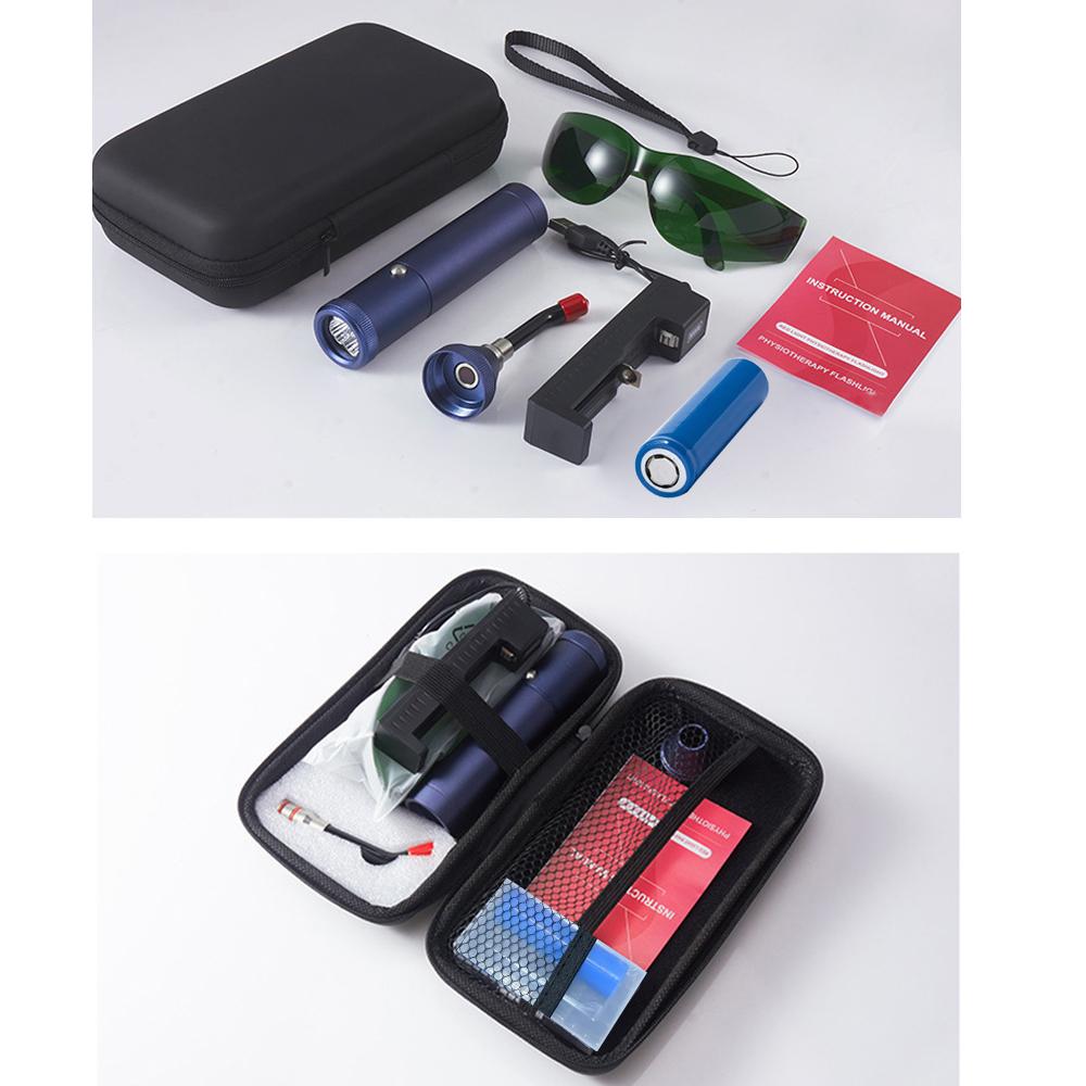 Портативный прибор инфракрасной терапии красного света для лечения язв на губах, портативный съемный оральный физиотерапевтический прибор для облегчения боли