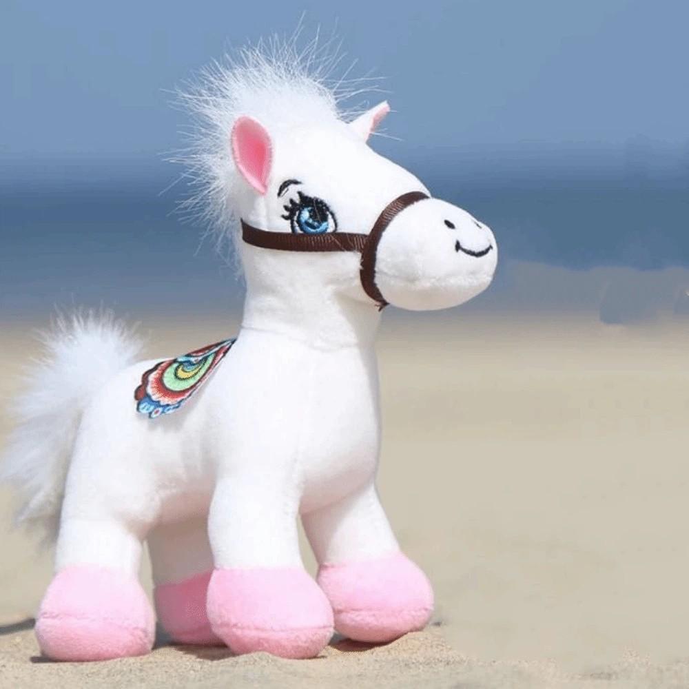 Cute Horse Plush Doll Toys Soft Mini Horse Keychain Backpack Pendant