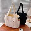 Canvas Bag, Women's Handbag, Shoulder Bag, Versatile Tote Bag, Commuting Large Capacity, Tutoring Bag, Multiple Pockets
