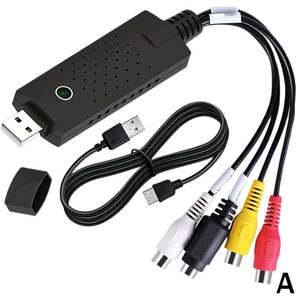 Single USB Capture Card Av Signal Converter Monitoring Video One Camera Capture Capture Way Car D8I7