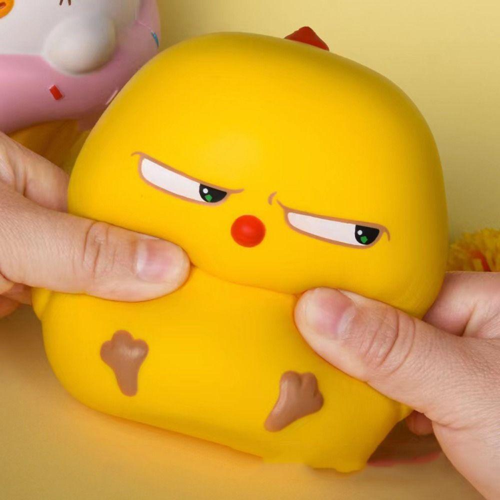 Little Yellow Chicken Chicken Squeeze Toy Sensory Pinch Compression Toy  Kids Tricky Doll