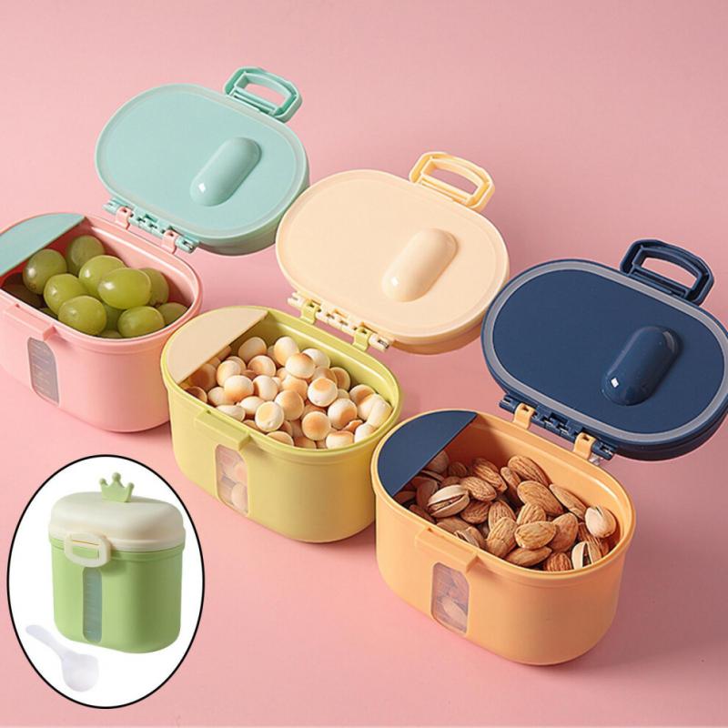 Convenient Milk Powder Box for Babies with Leak-Proof Snack Storage