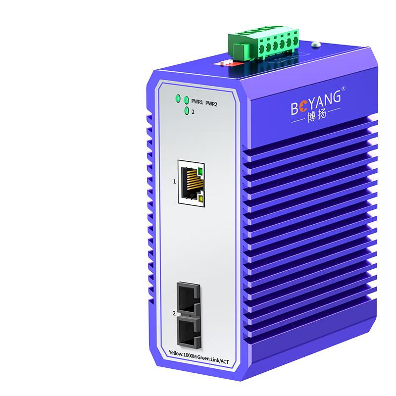 Boyang Industrial Gigabit Fiber Optic Transceivers/Converters