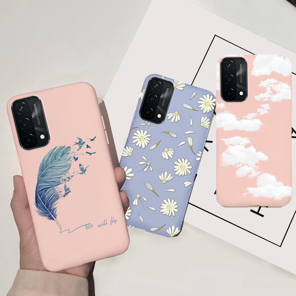 Чехол для OPPO A74 A74 5G Стильный силиконовый чехол-бампер конфетного цвета для OppoA74 4G A 74 CPH2219 oppoA74 5G Coque Funda