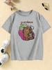 Childrens Tshirt Cute Capybara Drinking Milk Tea Printed T Shirts Short Sleeve Kids Boys Girls Summer Casual Top Tee Clothes