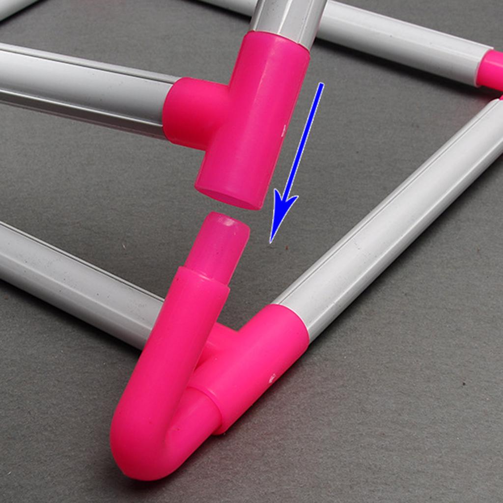 Прямоугольный пластиковый зажим, пяльцы для вышивания, подставка-держатель, удобные в эксплуатации принадлежности для вышивки крестом 30x25x20 см