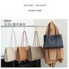 Genuine Leather Women's Bag Niche Soft Leather Tote Bag 2025 New Versatile High-end Large Capacity Cowhide Shoulder Bag Large Bag