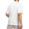 Adidas T Shirts Men's Jade White Crew Neck Moderate Straight Fit IK0089