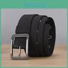 Buckled Alloy Zinc Canvas Belt With Versatile Style For Men Work Travel And