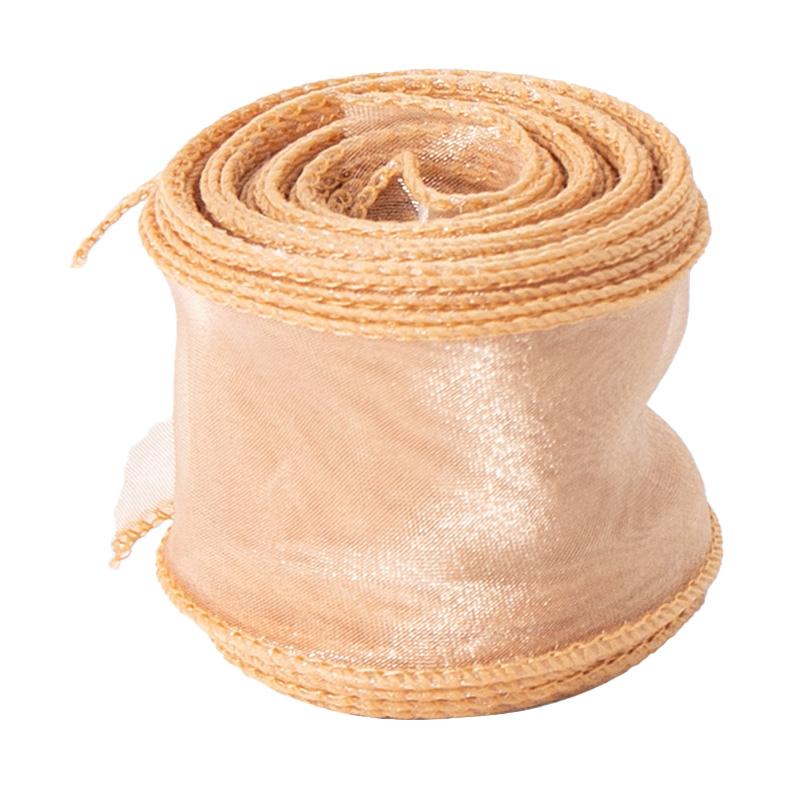 10 ярдов Подарочная упаковка Элегантная пряжа «рыбий хвост» Сделай сам Органза лента 4 см