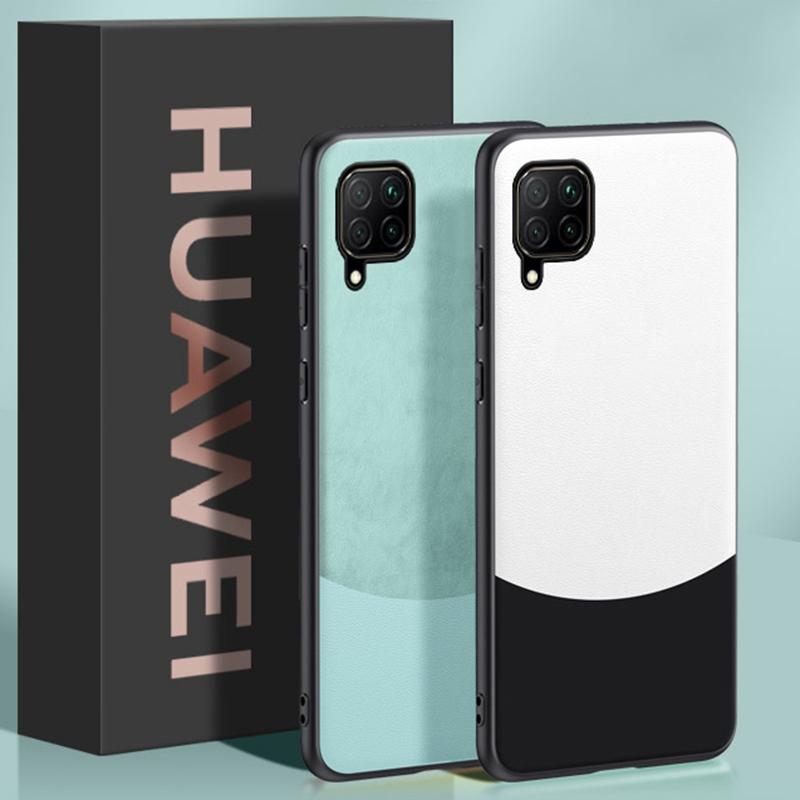 Роскошный чехол из искусственной ПУ кожи для Huawei Nova 7i P40 Lite Задняя крышка Матовая силиконовая защита Чехол для телефона для Huawei Nova 6 SE Nova7 i