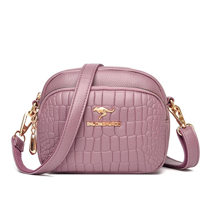 Женская сумка Новая сумка через плечо Женская модная сумка с рисунком крокодила Маленькая квадратная сумка