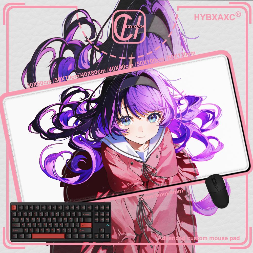 New Anime The Fragrant Flower Blooms with Dignity Mouse Pad Cute Kawaii Girl Kaoruko Waguri Desk Mat Print Keyboard Mat