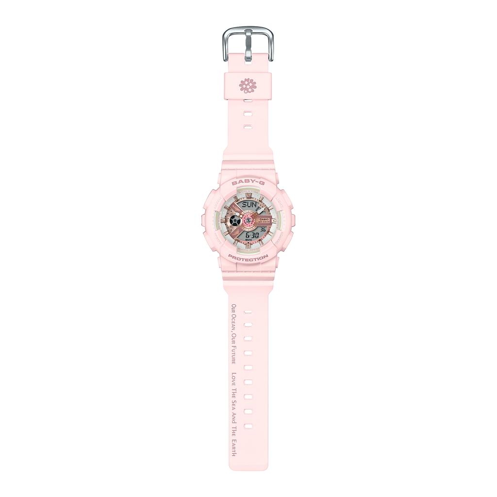 Casio Женские часы BABY-G Серые BA-110AQ-4APR BA-110AQ-4APR