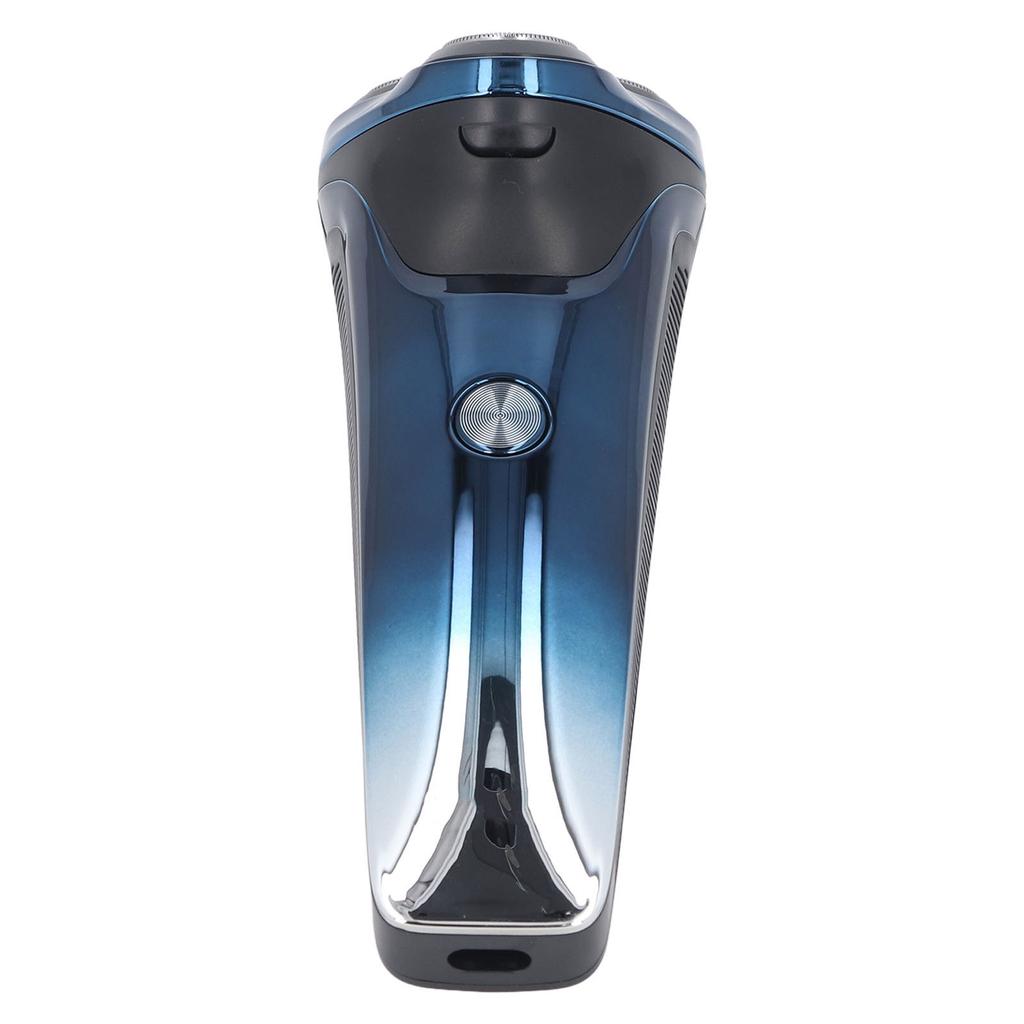 Электрический триммер для бороды для мужчин, 3 головки, 6200 об/мин, USB-перезаряжаемый, водонепроницаемый, с низким уровнем шума