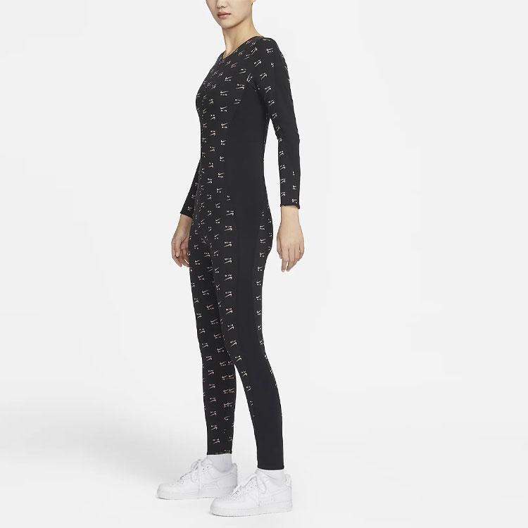 Nike Боди Женские Черные С Круглым Вырезом DV8063-010