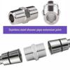 Hex Nipple Double Male Thread Connecter Stainless Steel Water Pipe Joints  Plumbing Accessories