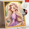 Disney Rapunzel pearl painting handmade diy pearl art painting simple living room hanging painting decoration