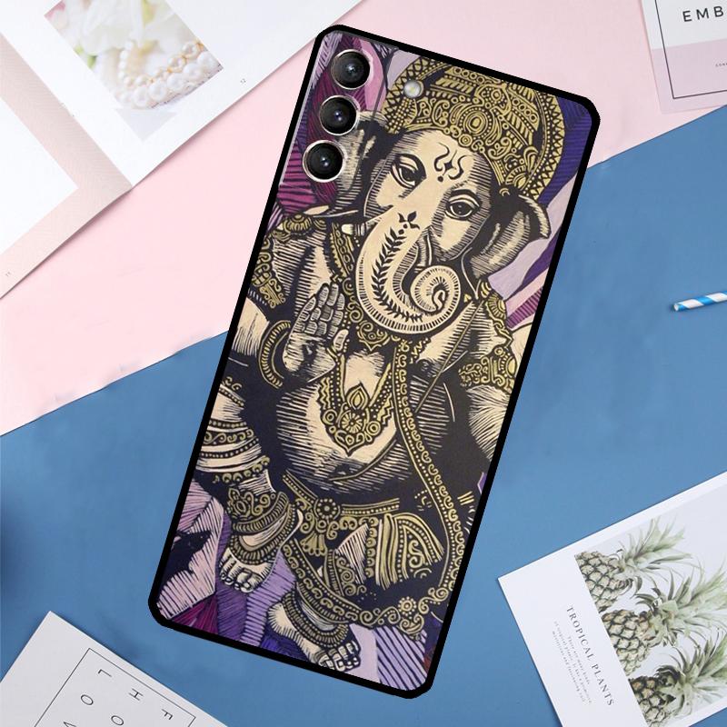 Чехол Гaneша для Samsung Galaxy S24 Ultra S21 S22 S23 S25 Ultra S9 S10 Plus S20 FE S25 FE Задняя крышка