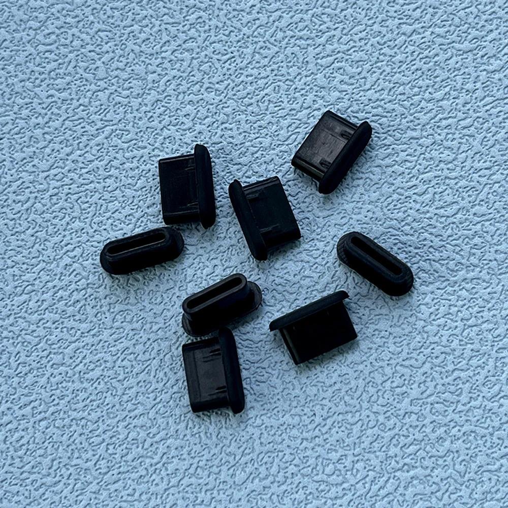 Vvocci 10/30/50 шт. Порт зарядки Type-C для телефона USB Силиконовые заглушки от пыли Защитная крышка Type C Колпачок от пыли2