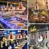 Коммерческая лампа для подогрева еды Ресторанная телескопическая подвесная лампа для подогрева еды Вечеринки Шведский стол Лампа для подогрева еды