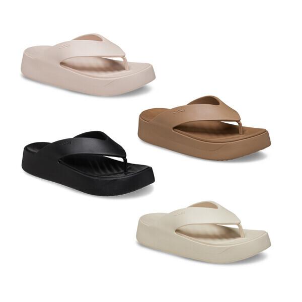 Crocs Женские шлепанцы на платформе Getaway Flip 4 1