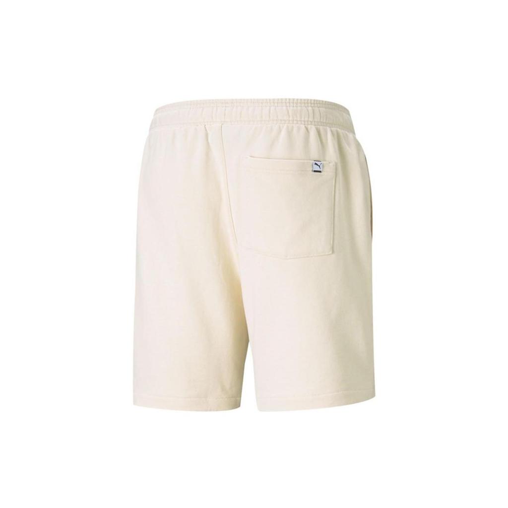 PUMA Ghana FtblCulture Casual Shorts Men's Ecru Moderate (Unisex) Casual Shorts 531498 75