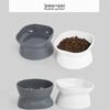 Ergonomic Slanted Pet Bowl for Cats & Dogs - Anti-Tip Design for Cervical Support