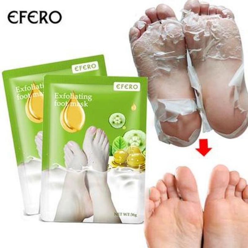 Efero отшелушивающая маска для ног, пилинг омертвевшей кожи, маска для ног, носки для педикюра, крем для ног, пятки