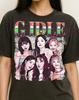 GI-DLE Shirt, 90s Vintage Retro Bootleg Gi-Dle T-Shirt, K-Pop Group Graphic Tee, Korean Idol Fan Merchandise