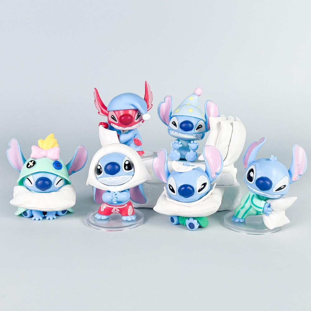 Sleepwear 6 Pcs Pillow Design Mini Model Desktop Ornament Set Decor