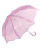 Волнистый розовый для родителей и прозрачный зонт для удобства с именем Идеально для девочек и Идеально для школы и начальной школы и Простой дизайн Wpc.