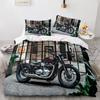 Motorcycle Bedding Set Single Twin Full Queen King Size Wild Race Bed Set Aldult Kid Bedroom Duvetcover Sets 3D Print Cool 031
