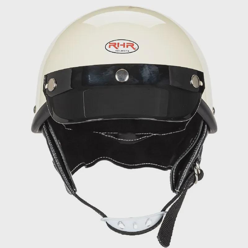 Легкий шлем FRP ручной работы в стиле ретро из японского стеклопластика с маленьким козырьком - дизайн RHR M45