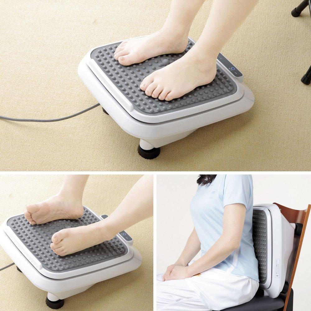 New Footwell MD1800S Foot Vibration Massager with Vinyl Cover (Blue)