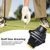 Пластиковый корпус маркера для гольф-мяча, вращение на 360 градусов, прицеливание, клипса для разметки, профессиональный маркер для рисования линий, портативный маркер с тремя линиями, гольф