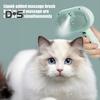 Pet Steam Brush Self-Cleaning Pet Grooming Comb with Water Spray Rechargeable Steamy Pet Shedding Massage Brush for Cats Dogs Hair Removal