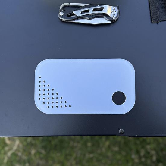 Outdoor Camping Mini Cutting Board with Drainage Hole Portable Clear Non-Slip Food Grade Multifunction Vegetables Fruits Meat Chopping Board