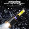 1/A Set Super Bright LED Flashlights USB Rechargeable Telescopic Zoom Tactical Torch Portable Long-Range Camping Fishing Lantern