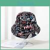Кепка-панама с принтом граффити из ветроустойчивой ткани для всех сезонов