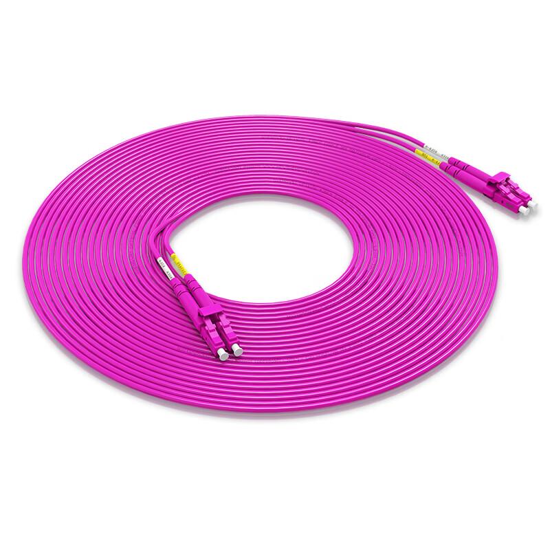 Дуплексный оптоволоконный патч-корд LC-LC OM4, многомодовый, 10 Gigabit