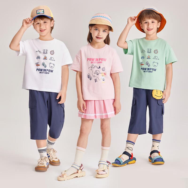 PawinPaw Unisex Kids' Printed Short Sleeve T-Shirt