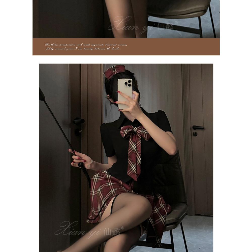 Xianyi Эротическое нижнее белье Чистая похоть Облегающее Соблазнение Студенческая одежда Ночной клуб Острый стиль Страсть Сексуальный Комплект униформы 569