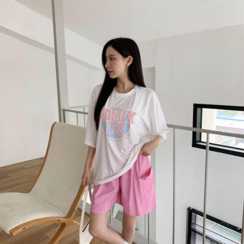 New ArrivalS Open Run Women S looSe FiT ShorT Sleeve T ShirT prinT Round Neck