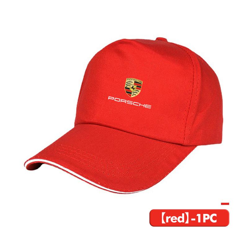 For Porsche Unisex Cap Logo Sun Hat Adjustable Snapback Cotton Baseball Cap Boxster Cayenne Panamera Macan Cayman 911 918 996