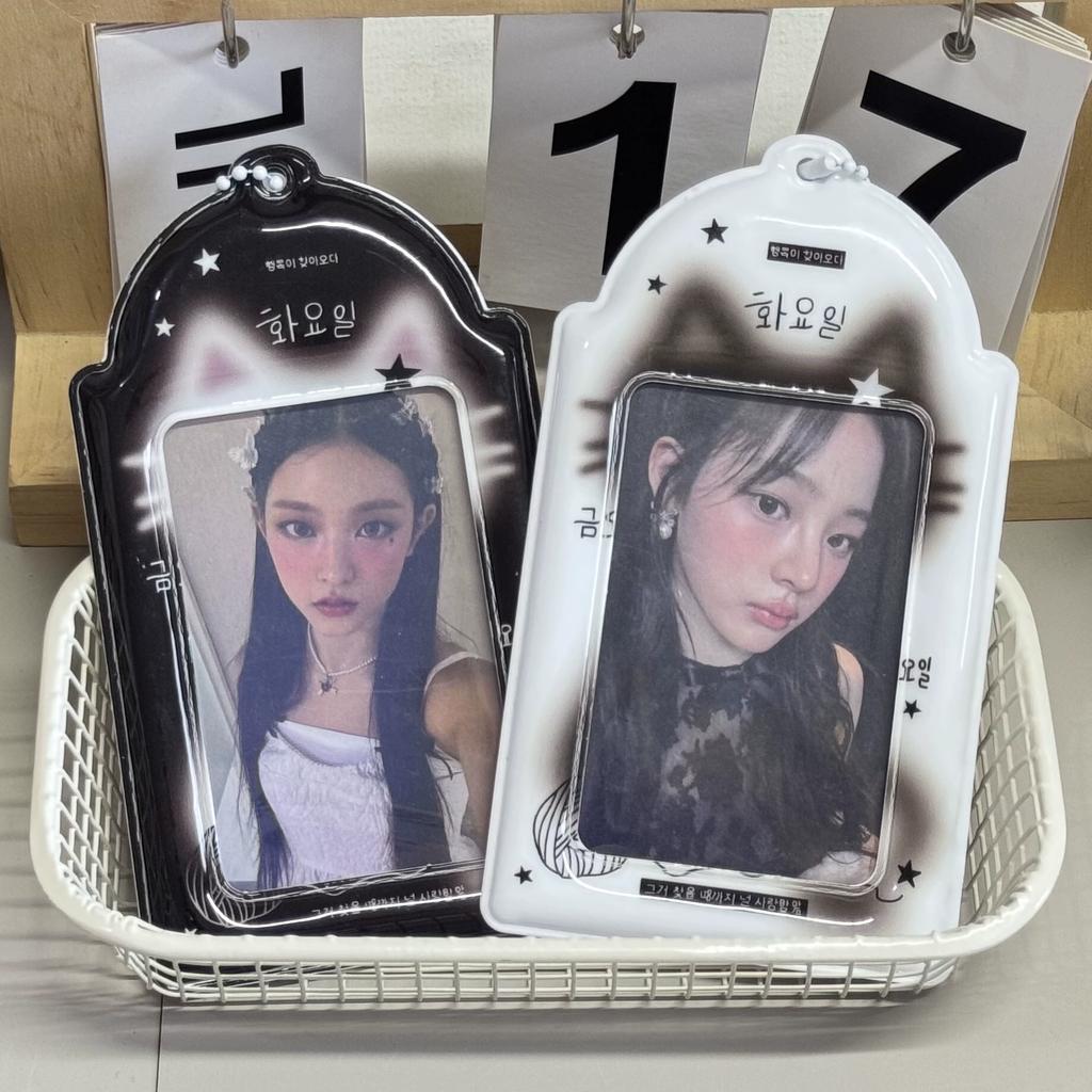 Idol Photocard Holder ID Credit Card Sleeve Cover Protector Fashion Bag Charms Photo Card Display Holder for Fans