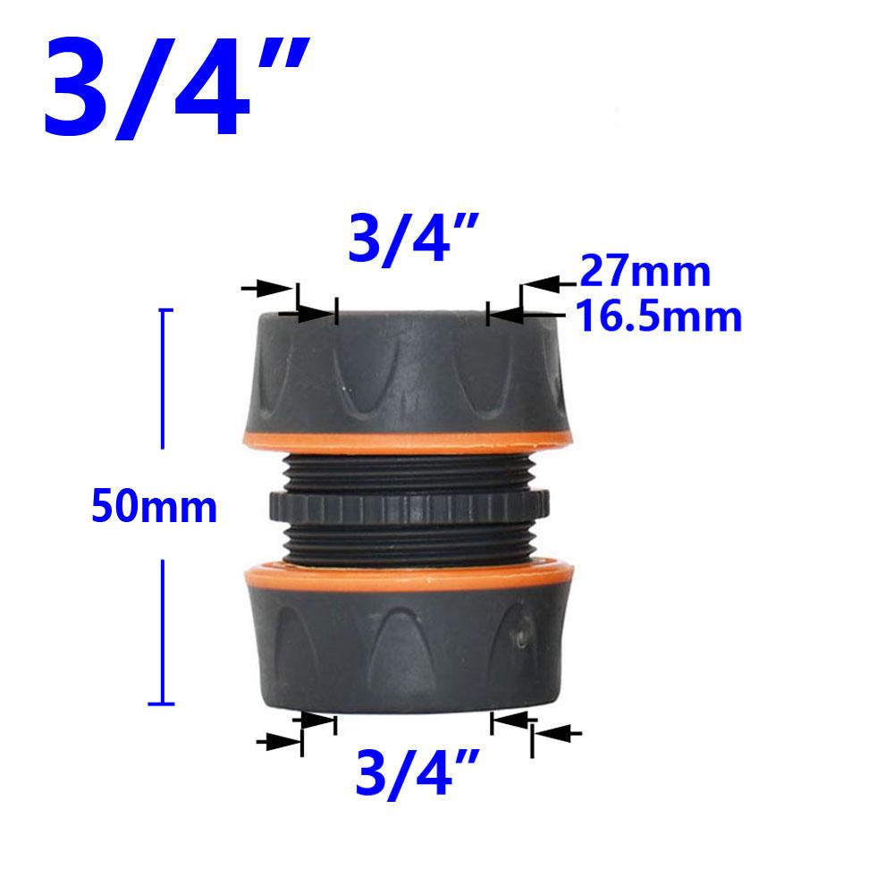 Фитинги для садового шланга 1/2 3/4 1 дюйм быстроразъемный соединитель для воды водостопный соединитель адаптер для водяного пистолета для мойки автомобиля 1 шт.